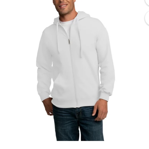 Bundle of 3 Zip Up Sweatshirts Hanes and Fruit of The Loom - Picture 1 of 6